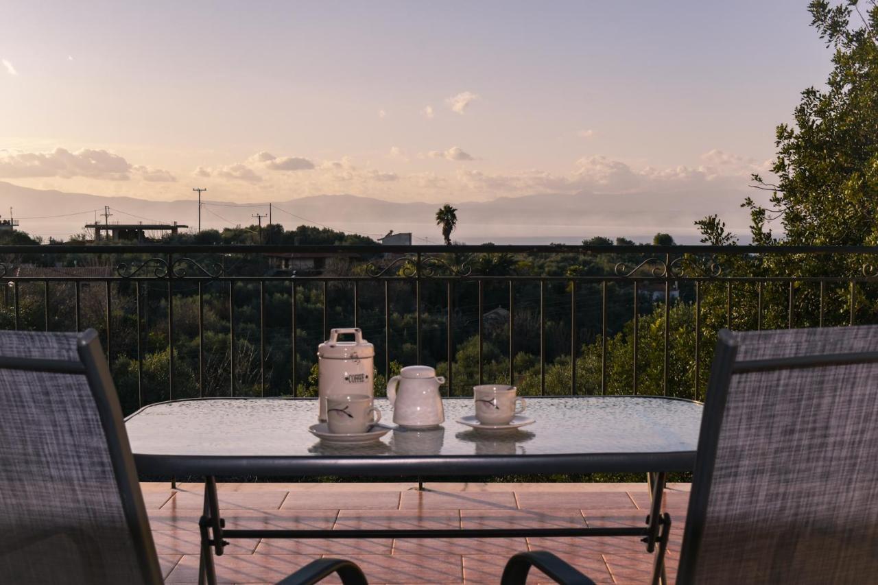 Amber Seaview Villa By The Olive Groves Kalamata Exterior foto